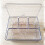 Clear Drawer Organizer Sets Plastic Storage Box Stationery Makeup Organizer Boxes Transparent Storage Box Bins 3
