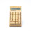 Bamboo Solar Electronic Calculator 12-Digit Large Display, Solar & Battery Dual Power Desktop Counter Standard Function 3