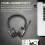 Black Gold Double-Sided  Mounted Noise Cancelling  Wireless Communication BT882C Replace Microphone Pole 5