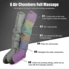6 Air Wave Electric Massager Lymphatic Drainage Vacuum Therapy Pressotherapy Machine Muscles Relax Leg Arm Waist Body Massage
