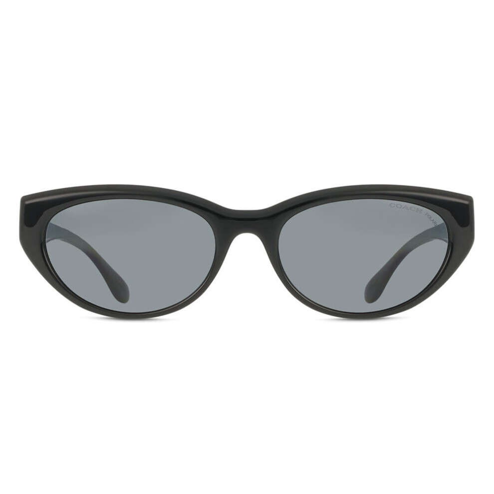 Coach Hc8456d Cdp42 Asian Fit Polarized 500281 Women New Sunglasses Black