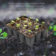 8 Pcs Seed Trays with Lids 12 Cells Seed Tray Plastic Seed Propagator Tray Set Seedling Trays Sprou