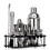 16 Pcs Shaker Set Jigr Ng Spoon Tong Barware -b 1