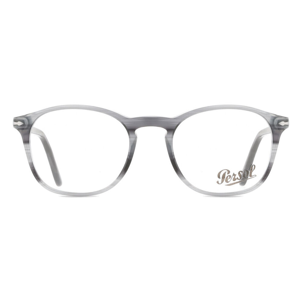 Persol Grey Man Po3007v 1192 Optical Frames Acetate Squared Normal - Image 3