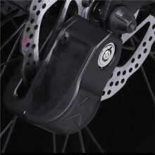Anti-Theft Motorcycle Scooter Security Disc Brake Lock, Waterproof and Loud Alarm, Black