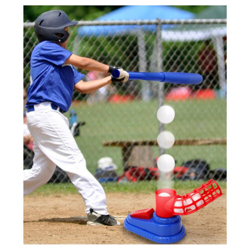 Children'S Baseball Pitching Machine Baseball Teeing Machine Baseball Practice Machine for Children'S Batting Training
