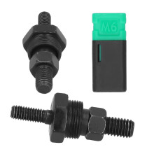 Manual Hand Operated Rivet Gun Tool Head with Threaded Mandrel, M6 Alloy Steel Tip