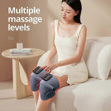 EMS Thermal Knee Massager Electric Micro-current Leg Joint Elbow Heating Massage Arthritis Therapy Pain Relief Knee Pad Support