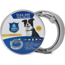 Anti Flea and Tick Collar for Dogs Adjustable and Waterproof Collar with Natural Formula Prevention Dog Pest Control Collar Against Ticks and Fleas La