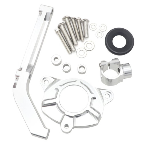 Motorcycle Adjustable Steering Damper Stabilizer Bracket Mounting Kit for  Z1000 2014-2019 1