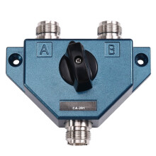 Conmutador Coaxial de Antena de Radioaficionado, Adaptador y Convertidor de Conector Hembra UHF de 1,8 A 600 MHz, Manual CA201