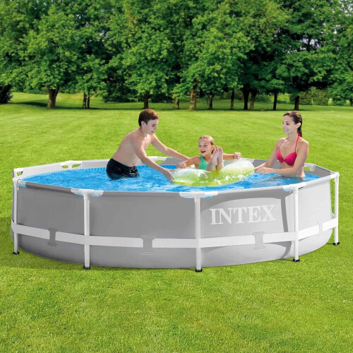 Intex Intex 10Ft X 30In Prism Frame Pool Black 26700NP 1