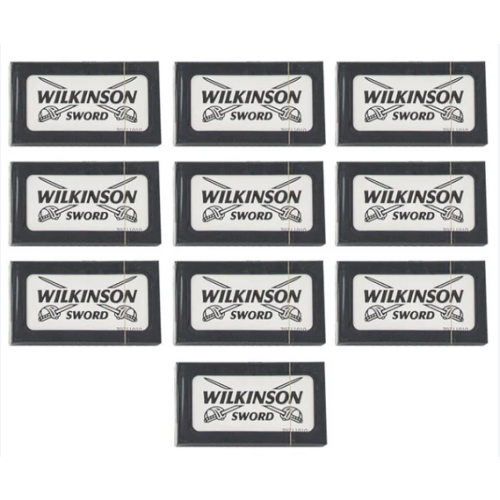 Wilkinson Sword 50 x Wilkinson Sword Double Edge Razor Blades 10 packs