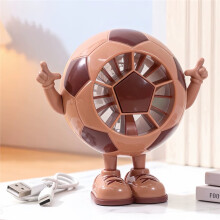 4PCS Soccer Fan Set Portable Portable USB Rechargeable Fan for Game Day Travel Outdoor Desktop Cooling Device for Fans