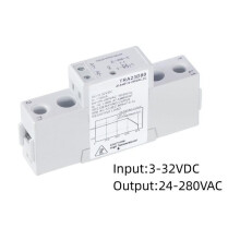 80A for Semiconductor Solid State Relay 24VDC Input Output 42-480VAC Voltage SSR Relay Module & Board for AC