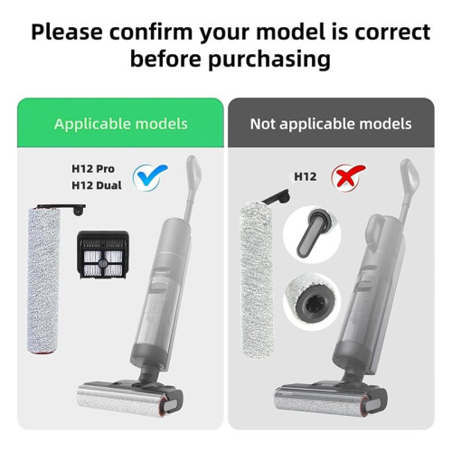 Ersatzkit für  H12 Pro, H12 Dual, G10 Pro -