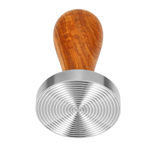 Coffee Tampers Wooden Thread Bottom Press For Espresso Maker Grinder Tool 58mm 2