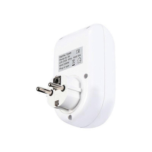 German Plug Timer Multi-hole Socket Timer Switch Socket 2
