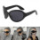 Gafas de sol Punk UV400 Alien Y2K para mujer 2