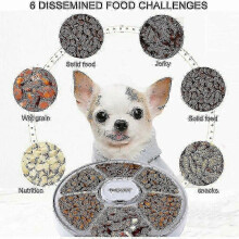 Automatic Pet Feeder, Automatic Pet Food Dispenser with 6 Meals, Digital Timer