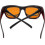Computerbrille mit Blaulichtfilter, große Passform für Überbrillen, Schwarz, Rot, Extra Amber Gläser 3