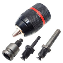 Conjunto de Mandril de 13 mm Mandril Autotravante de Impacto Manual Chave de Martelo EléTrico ConversãO AlçA Hexagonal Redonda