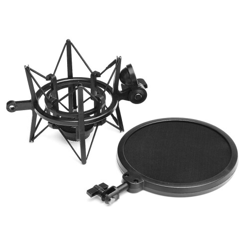Support de microphone suspendu à bras articulé, bras de suspension, système antichoc pour studio et diffusion en direct 1