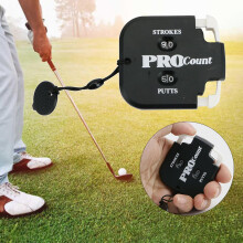 Golf Score Counter Key Chain Indicator Keeper Supplies Scorer black white
