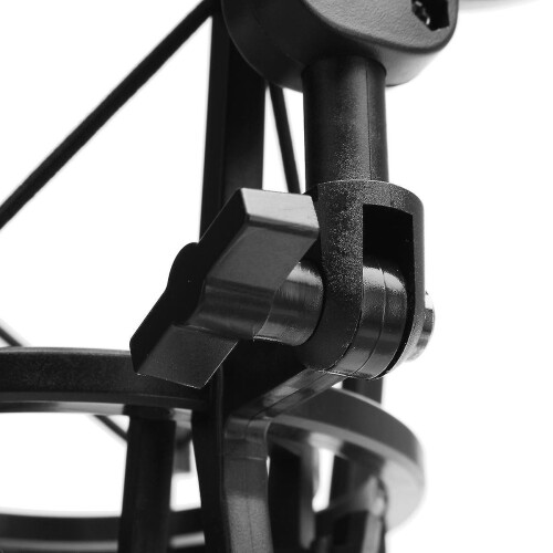 Support de microphone suspendu à bras articulé, bras de suspension, système antichoc pour studio et diffusion en direct 2
