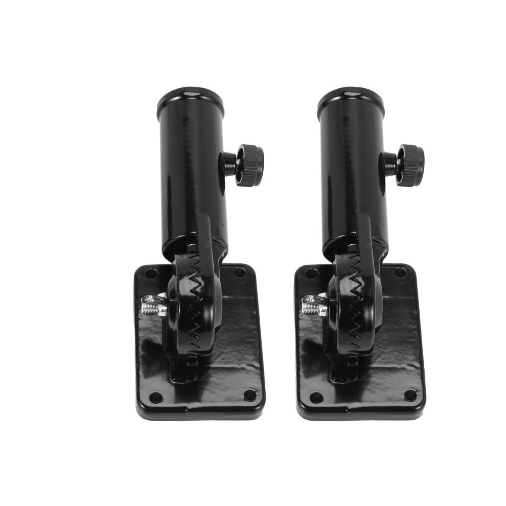 3Set 2In 1 Multifunctional Adjustable Flagpole Bracket Heavy Duty Aluminum All Weather Wind Resistant(Black) 4713805175380