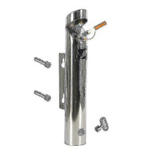 Stainless Steel 304 Cylinder Wall Mounted Ashtray Lockable Outdoor Big Capacity Public Cigarette