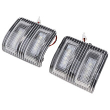 White LED Side Mirror Lights for 2008-2016 F250 F350 F450 Super Duty Side Mirror Turn Signal Lights