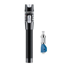 80MW Visual Fault Locator,80-100KM VFL Fiber Optic Tester Kit - Include Single Mode 9/125um FC Male to LC Female Adapter