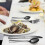 24pcs Stainless Steel Cutlery Set Dinnerware Forks Spoons Home Kitchen Tableware 1