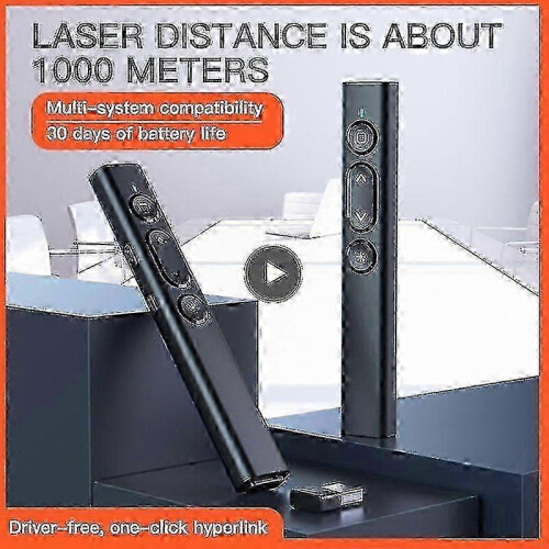 Rechargeable Wireless Presenter Red Light Pointer for PowerPoint Presentation 1