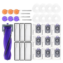 For Freo Z10 Ultra YJCC025 Robot Vacuum Cleaner Spare Parts Main Side Brush Mop HEPA Filter Dust Bag(30pcs)