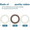 Above Ground Pool Complete Return Jet Fitting with Gasket and Adapter, 2PCS Adapter Replace for  SP1023 7