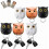 (3pcs) Owl Key Holder Wall Mount Magnetic Automatic Eye Open Close Creative Keychain 1