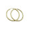Hoop Earrings Diamond Cut Silver 925 - Gl93387 3