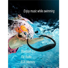 Waterproof MP3 Player for Swimming Headphones for Receiving Mode Underwater Sports Earphones Music Player, PC