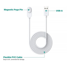 Câble de Chargement Magnétique pour Caméras de Sécurité pour Arlo Pro 3, pour Arlo Pro 4, pour Arlo Pro 5S 2K, Arlo Ultra et Arlo Ultra 2 (3 M)