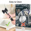 Meat Tenderizer, Dual-Side Meat Mallet, Heavy Duty Solid Meat Hammer Pounder Tool for Tenderizing Steak, Pork and Beef 5