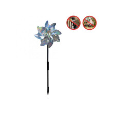Piège à oiseaux pour balcon, jardin ou terrain agricole, réflecteur laser anti-oiseaux, style moulin à vent, huit modèles