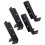 Fencing Post Base Brackets 4Pcs Heavy Duty Iron Brackets for Garden Deck Post Applications 12.7X7.6Cm Rust Resistance 1