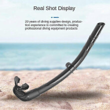 Soft Silicone Diving Snorkel, Portable and Foldable Design, Easy to Breathe, Suitable for Free Divi