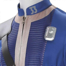 (M, Only Jumpsuit Women) Vault 33 Survivor Jumpsuit Lucy Cosplay Game Uniform Halloween Carnival Party Costume for Men and Women-Good