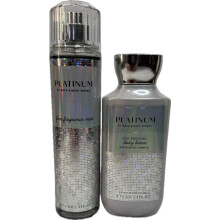 Bath & Body Works Womens Platinum Body Lotion and Spray 2 Piece Set