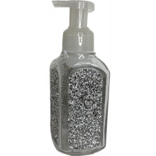 Bath and Body Works Holiday Silver Bling with Faux Jewels & Diamonds Gentle Foaming Hand Soap Dispenser