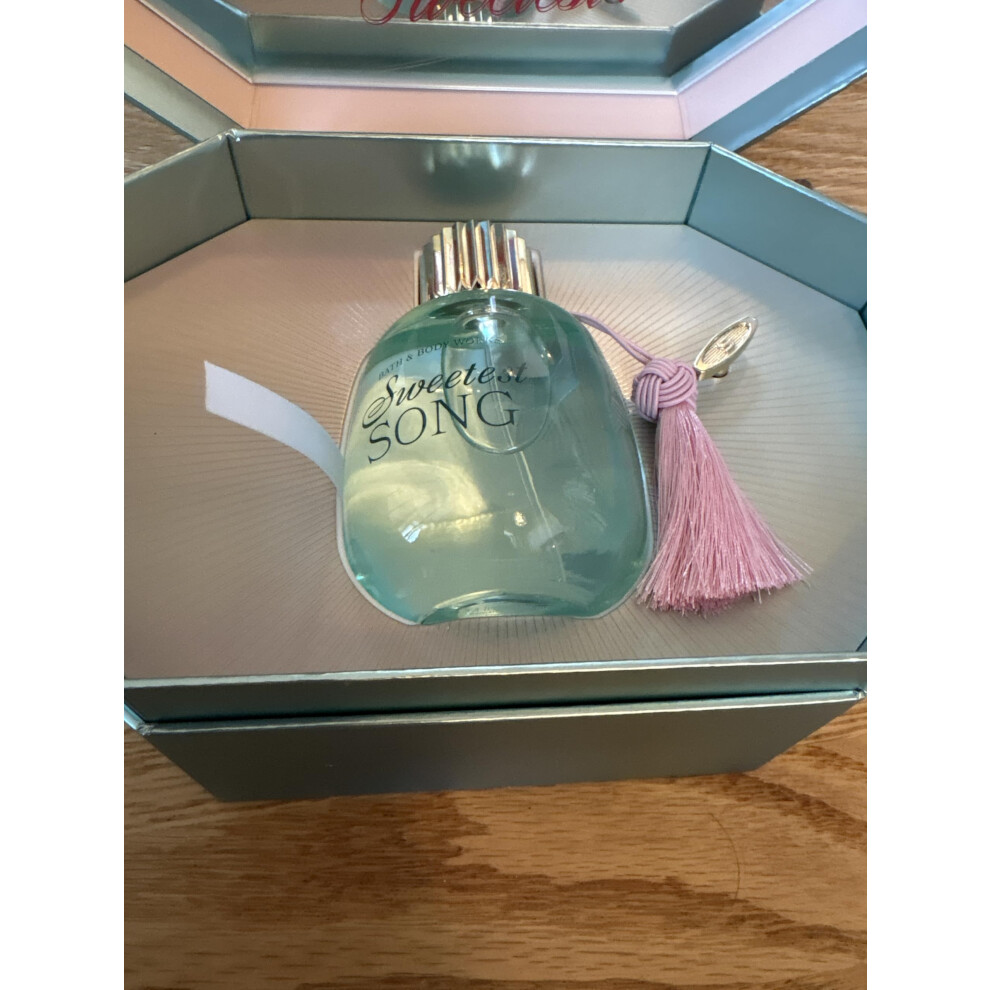 Bath & Body Works Sweetest Song Eau De Parfum 3.4 Fl Oz - Women's Perfume Spray - Floral, Fruity, And Warm Scent With Jasmine, Strawberry, And Amber