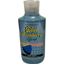 Bath & Body Works Dames Blauw Framboos Burst Douchegel Lichaamswash 10 Ounce